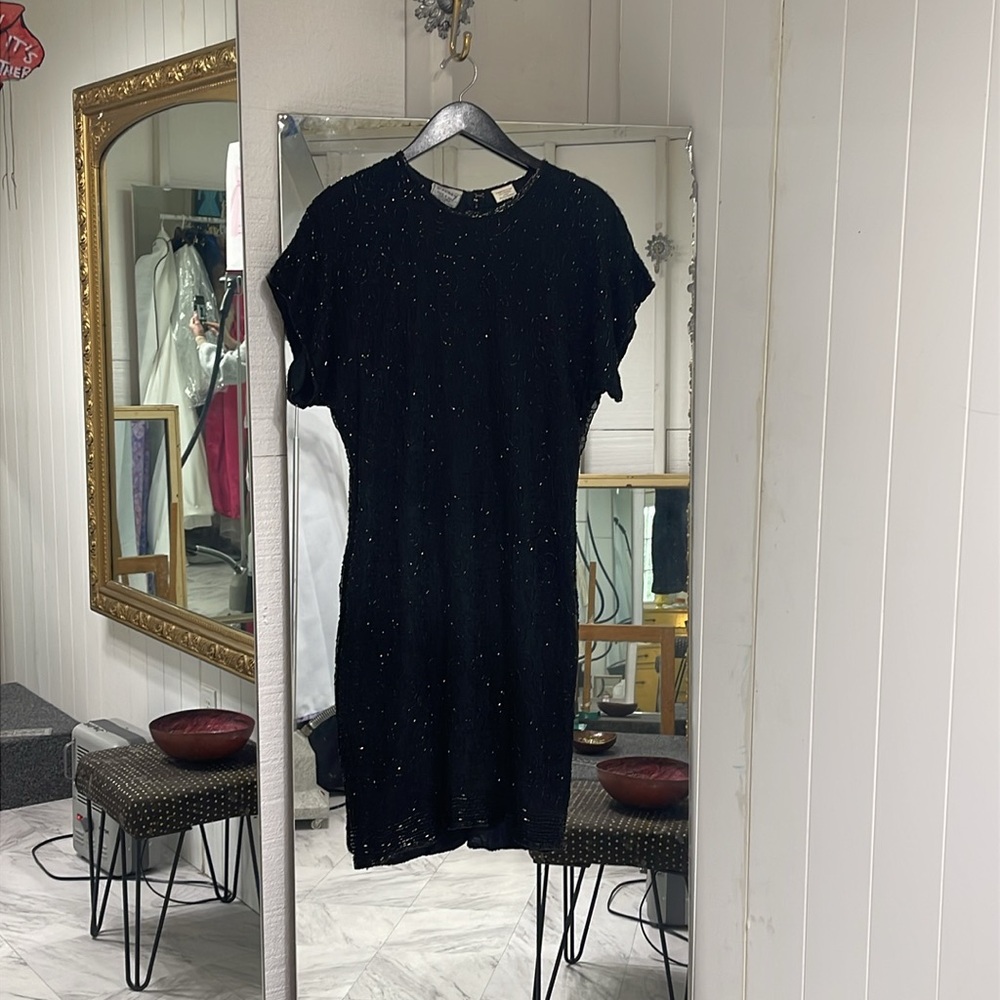 Vintage Beaded Cocktail Dress